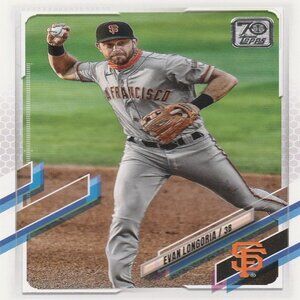 Evan Longoria - 2021Topps 70th Anniversary Series 1 MLB Card
